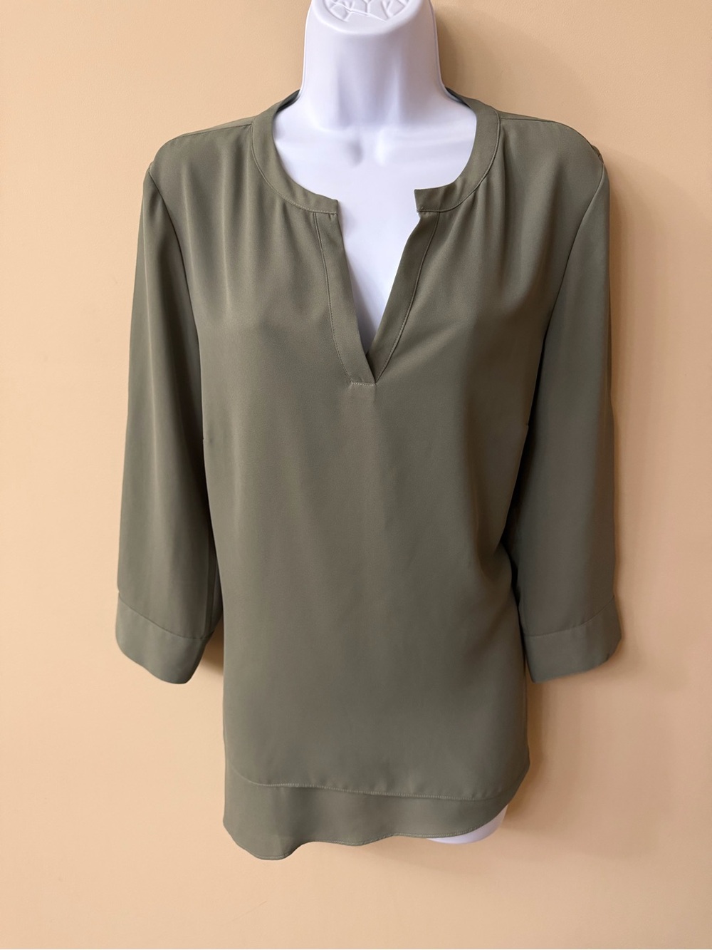J. Jill Asymetrical Blouse - Green, Size M